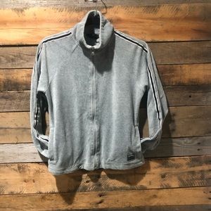 EXPRESS  velour, zip-up track jacket